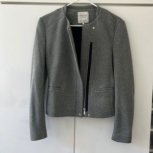 Zara Grey Zip Up Jacket